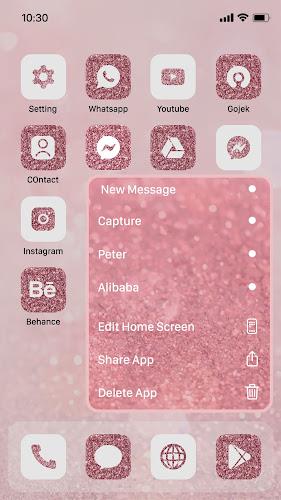 Wow Rose Glitter Icon Pack Screenshot 17