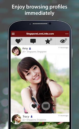 SingaporeLoveLinks Dating Screenshot 2 