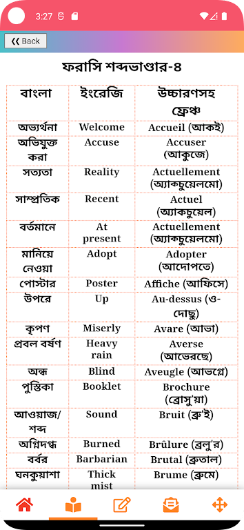 French Learning From Bangla Screenshot 6