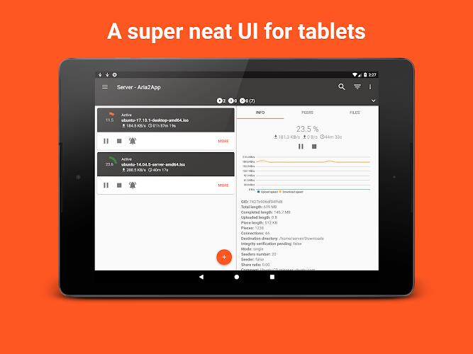 Aria2App (open source) Screenshot 9