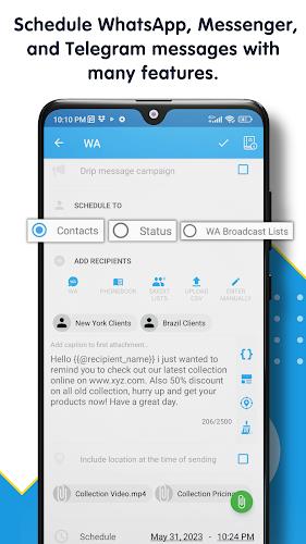 SKEDit: Auto Message Scheduler Screenshot 2 