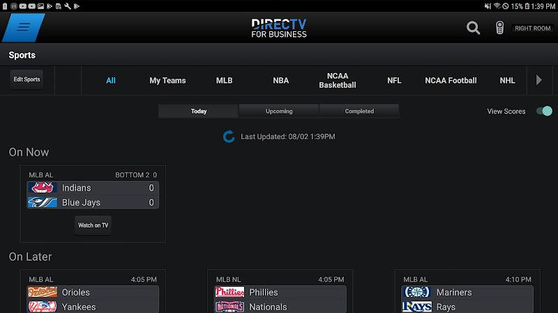 DIRECTV FOR BUSINESS Remote Screenshot 9 