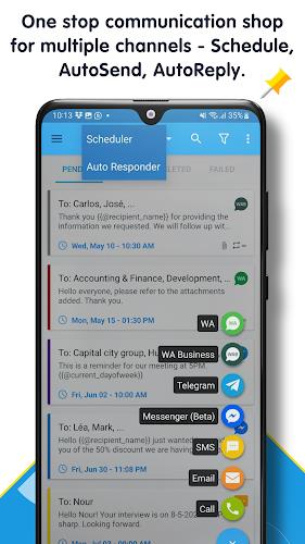 SKEDit: Auto Message Scheduler Screenshot 1