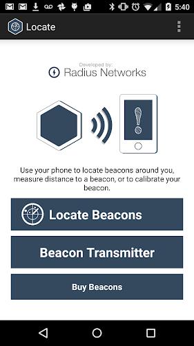 Locate Beacon Screenshot 1 