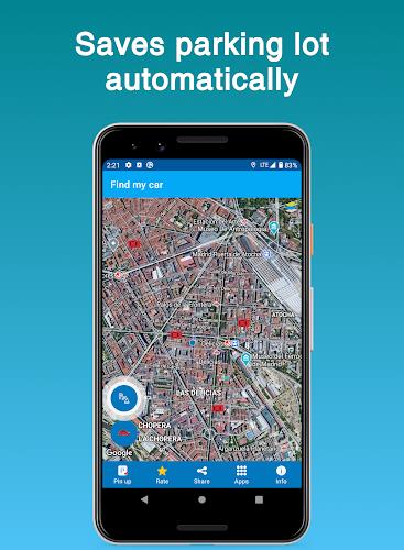 Find my car - save parking loc Screenshot 2