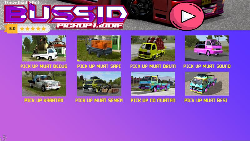 Mod Bussid Pick Up Terpal Screenshot 2