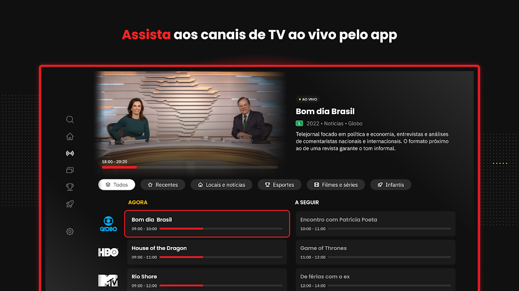 SKY+: TV+Streaming num só app Screenshot 14 