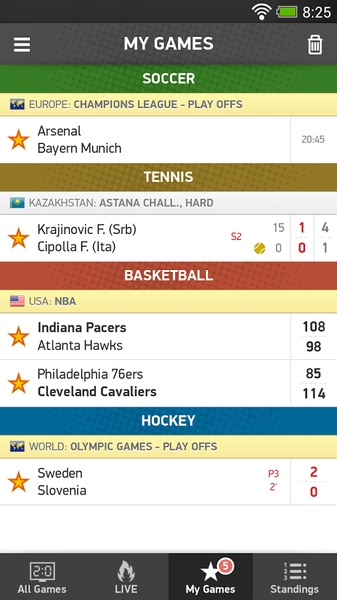 FlashScore Screenshot 3