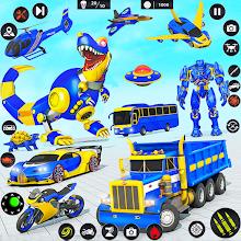 Dragon Robot Police Car Games APK