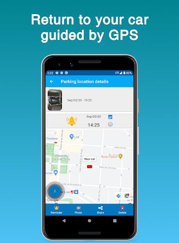 Find my car - save parking loc Screenshot 4