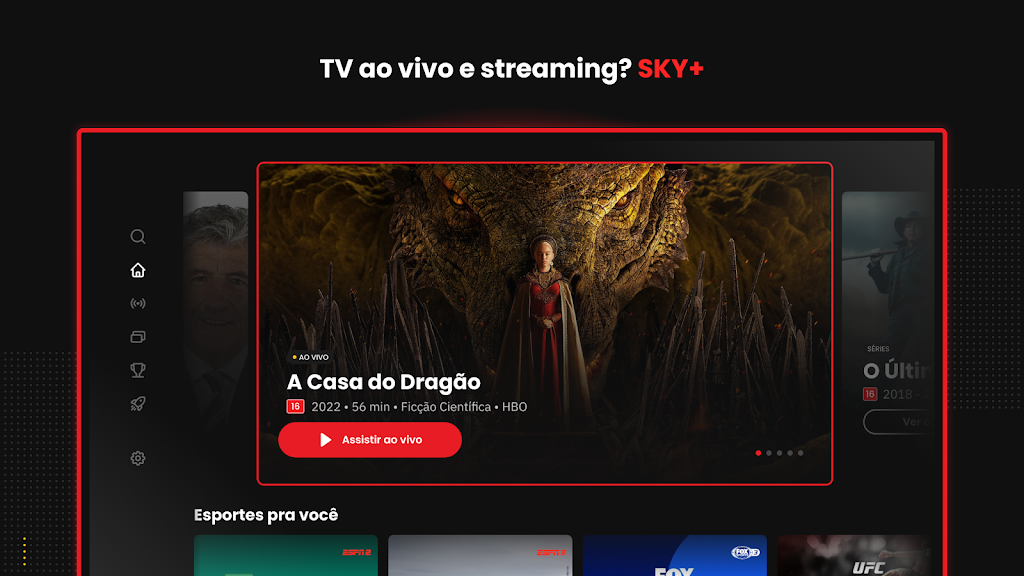 SKY+: TV+Streaming num só app Screenshot 13 