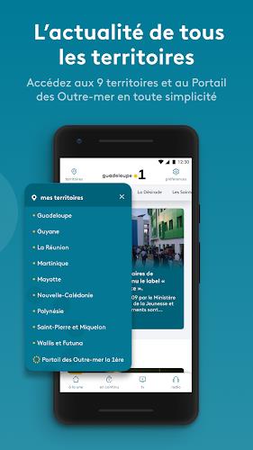 La 1ère : info, TV et radio Screenshot 1 