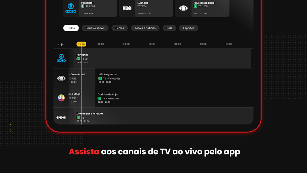 SKY+: TV+Streaming num só app Screenshot 8 