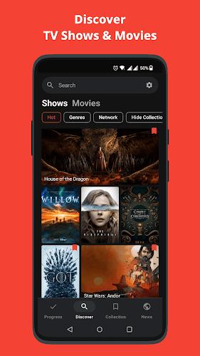 Showly: Track TV Shows & Movie Screenshot 1 