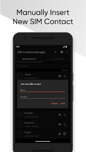 SIM Contacts Manager Screenshot 4 