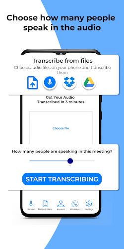 Audio Convert Text Transcribe Screenshot 4