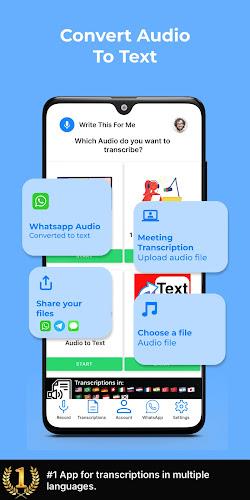 Audio Convert Text Transcribe Screenshot 2