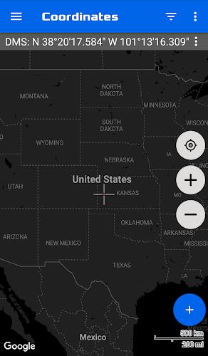 GPS Coordinates Map Screenshot 3