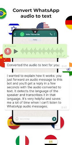 Audio Convert Text Transcribe Screenshot 1