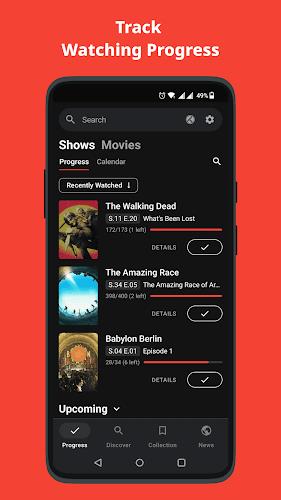 Showly: Track TV Shows & Movie Screenshot 2 