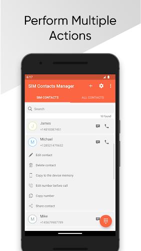 SIM Contacts Manager Screenshot 3 