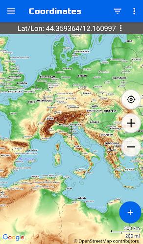 GPS Coordinates Map Screenshot 5
