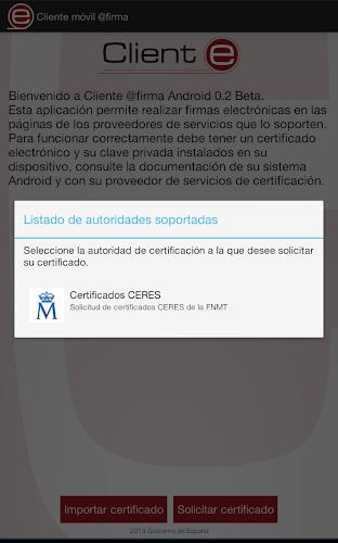 Cliente movil @firma Screenshot 4