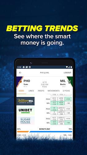 Scores And Odds Sports Betting Screenshot 5