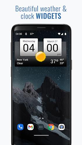 Digital Clock & World Weather Screenshot 1