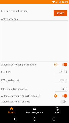 FTP Server - Multiple users Screenshot 2 