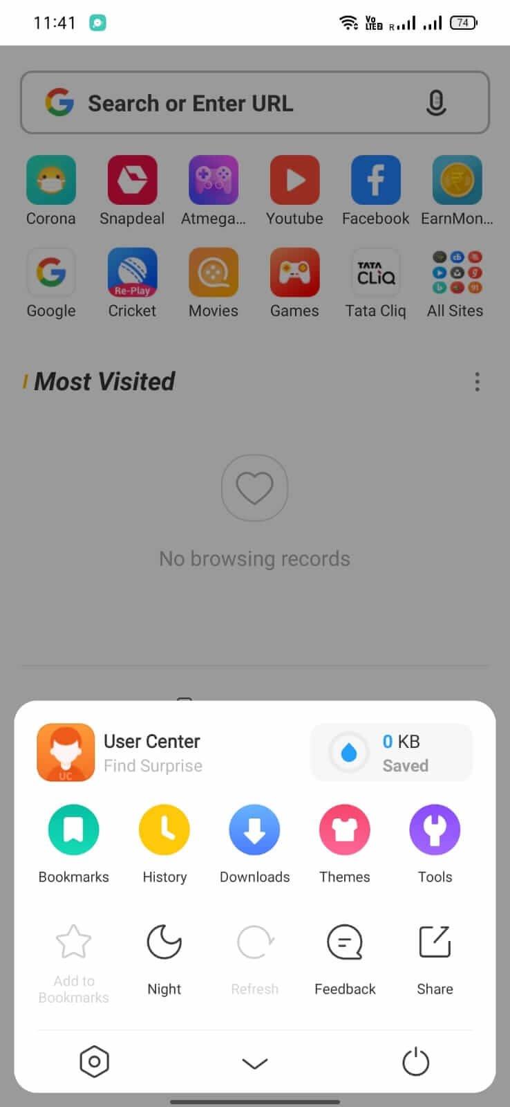 UC Browser Screenshot 3