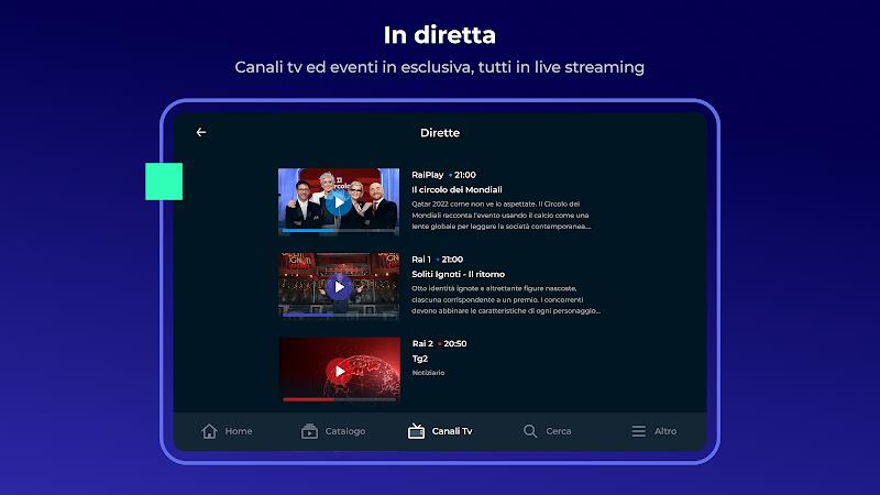 RaiPlay per Android TV Screenshot 10