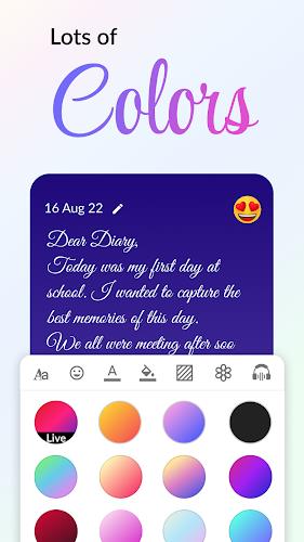 Daily Journal: Diary with lock Screenshot 2