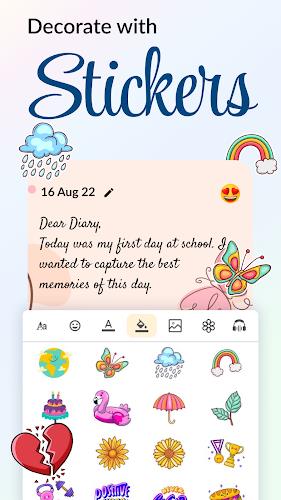 Daily Journal: Diary with lock Screenshot 5