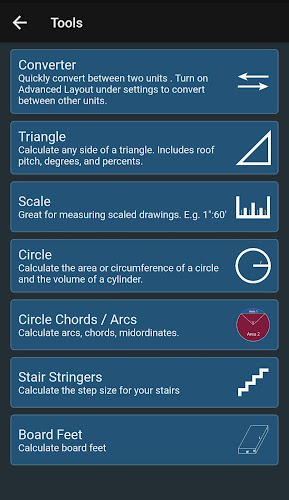 Feet & Inch Construction Calc Screenshot 4