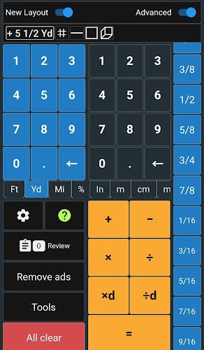 Feet & Inch Construction Calc Screenshot 3