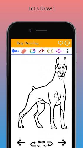 How to Draw Dog Step by Step Screenshot 15