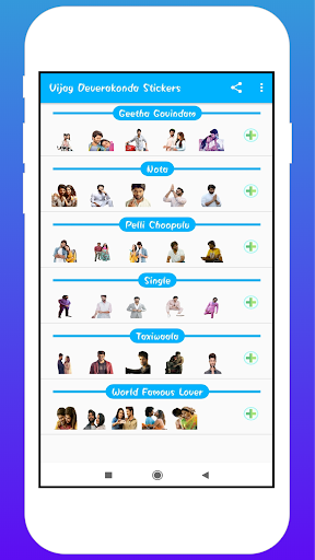 Vijay Deverakonda Stickers Screenshot 3 