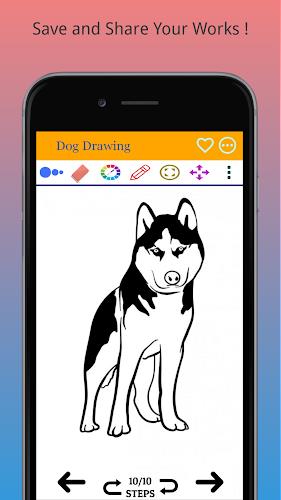 How to Draw Dog Step by Step Screenshot 13