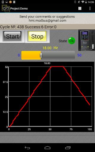 HMI Modbus Screenshot 1