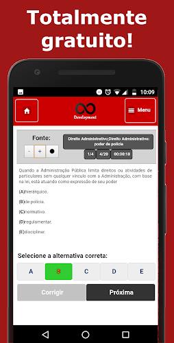 Simulado Concurso INSS Screenshot 8 