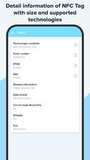 NFC Tag Writer & Reader Screenshot 4