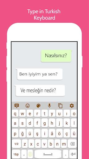 Turkish Language Keyboard Screenshot 3 