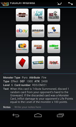 Wishlist for YuGiOh! Screenshot 4 