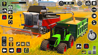 Tractor Farming Game Harvester Screenshot 1 