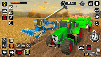 Tractor Farming Game Harvester Screenshot 4