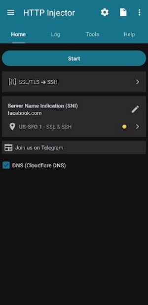 HTTP Injector (SSH/UDP/DNS)VPN Screenshot 1