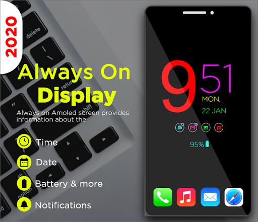 Always on Display Clock Analog Screenshot 1 