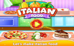 Italian Food Chef Cook Pizza Screenshot 1 