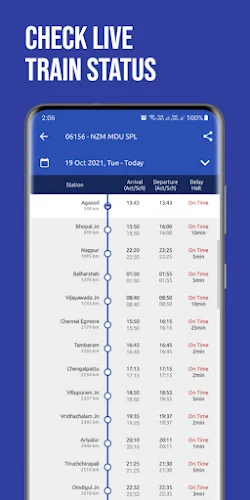 Mobile IRCTC Ticket Booking Screenshot 3 